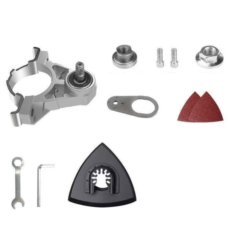 Angle Grinder Conversion Attachment Set – Universal Joint & Saw Adapter
