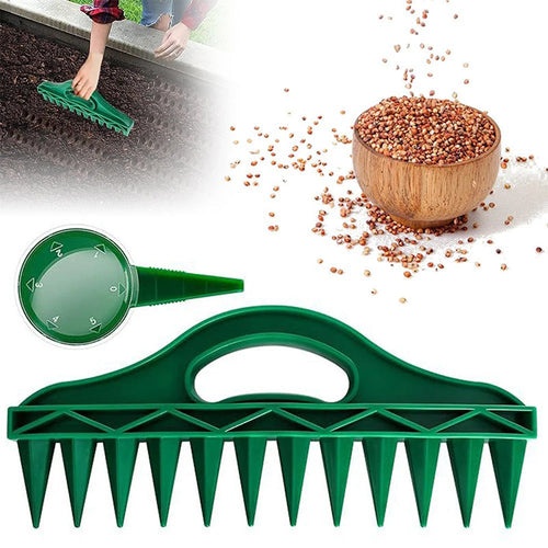 Garden Seed Planting Tool Kit – Hole Maker & Seed Dispenser Options