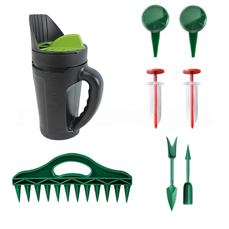 Garden Seed Planting Tool Kit – Hole Maker & Seed Dispenser Options