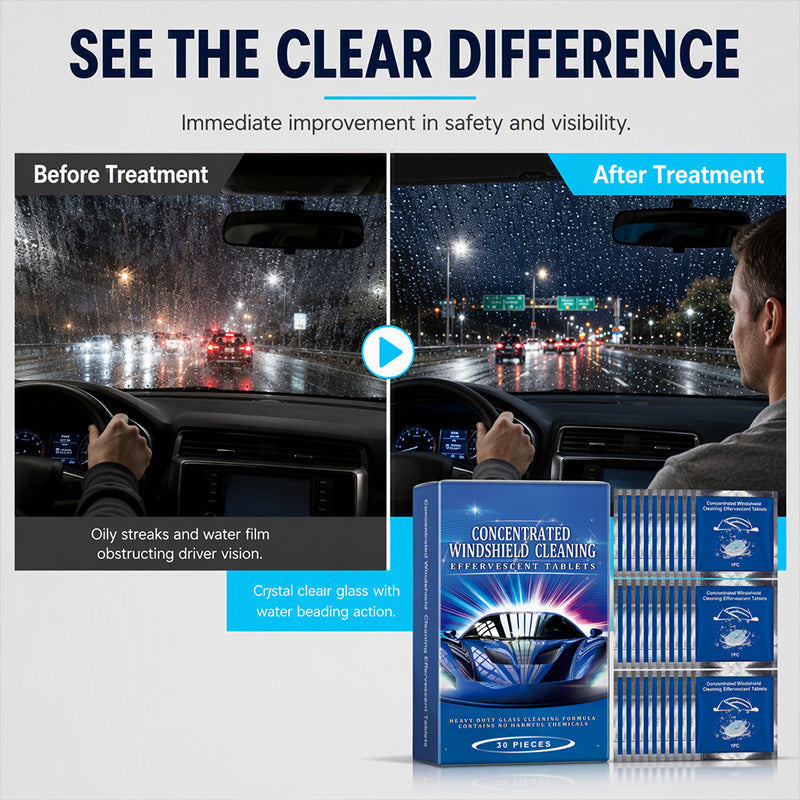 🔥Limited Time OFF🔥Car Windshield Cleaning Effervescent Tablets