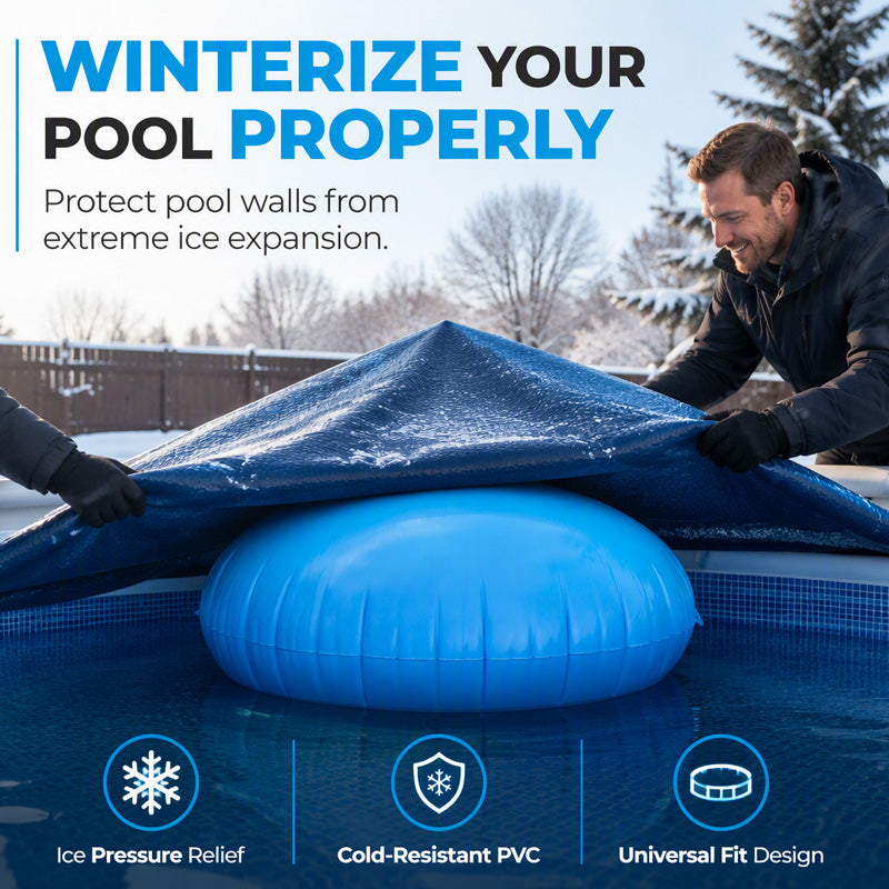Inflatable Pool Winterizing Air Pillow – Above-Ground Cover Support
