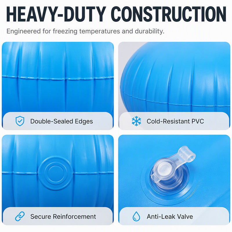 Inflatable Pool Winterizing Air Pillow – Above-Ground Cover Support