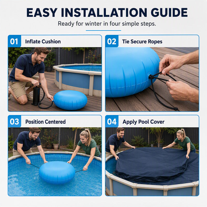 Inflatable Pool Winterizing Air Pillow – Above-Ground Cover Support