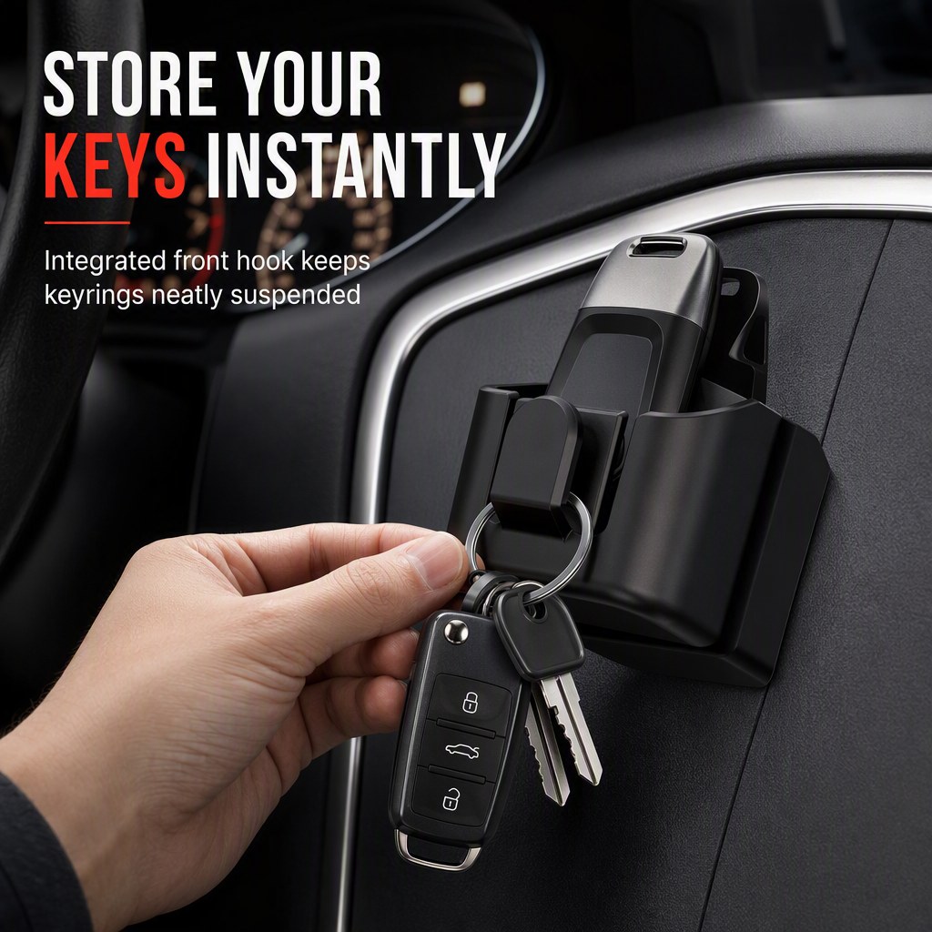 🔥Buy 1 Get 1 Free🎁Car Key Fob Holder with Hook