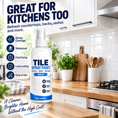 🎨 Tile Renewal Spray – 100ml Surface Refresh Paint, 3 Colors
