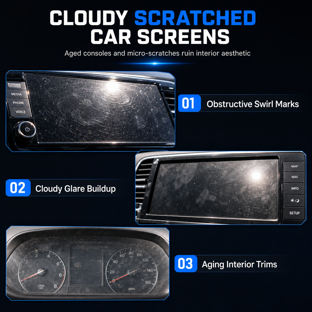 Car Dashboard & Center Console Scratch Repair Cream