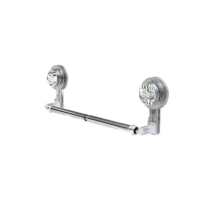 🛁 No-Drill Adjustable Suction Cup Towel Bar
