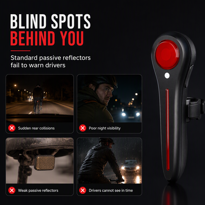 🚲 Smart Brake Sensor Bicycle Taillight - USB Rechargeable Bike Rear Light 🚨