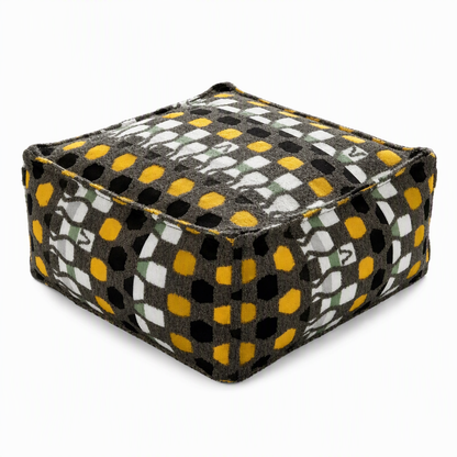 CozySpace Fill-Your-Own Storage Ottoman Cover – Square Pouf Footrest with Wide Zipper, Hidden Blanket & Clothing Storage, 10 Stylish Designs