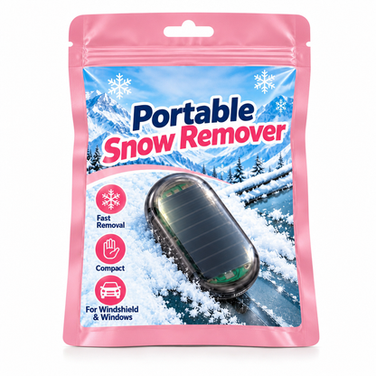 ❄️ Portable Car Snow Remover & Windshield Ice Scraper Tool 🚗