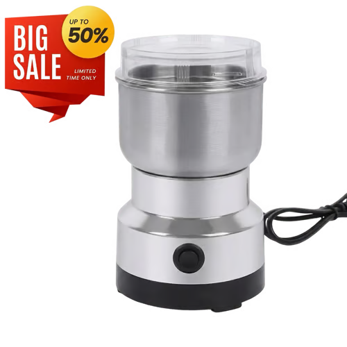 ⚡High-Speed Stainless Steel Grain Grinder – Powerful Electric Mill for Fast, Fresh Grinding