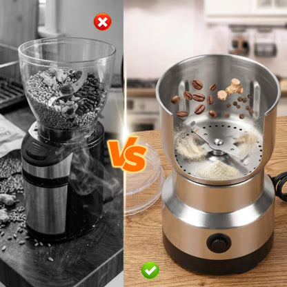 ⚡High-Speed Stainless Steel Grain Grinder – Powerful Electric Mill for Fast, Fresh Grinding