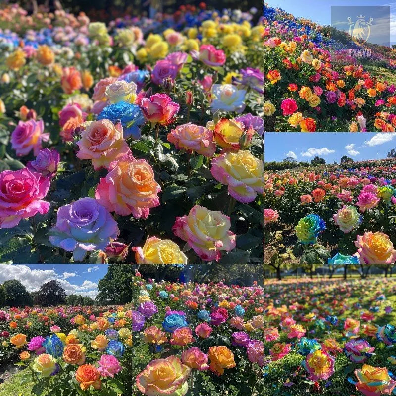 [BestSellerTop]Rare Twin Red White Rose Seeds (200/1000pcs) – Stunning Garden Blooms, Easy to Grow