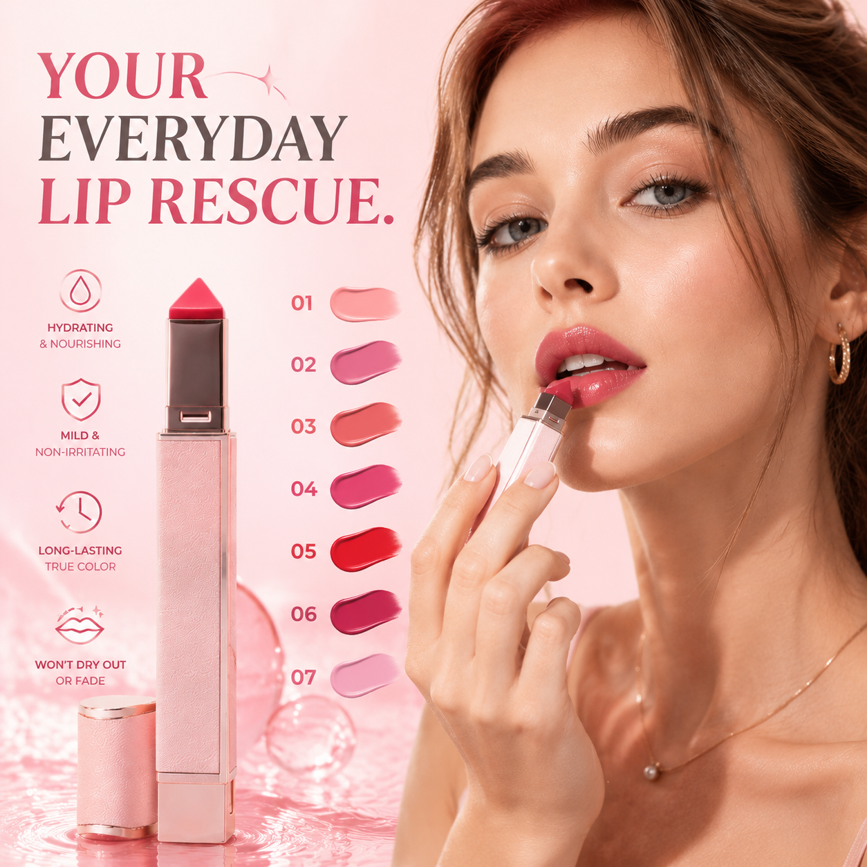 💄 All-Season Hydrating & Up-Plumping Glossy Lip Balm